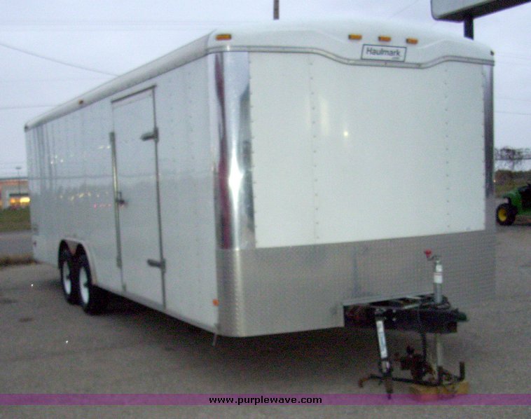 image for item 4156 2004 Haulmark 24' tandem axle enclosed trailer