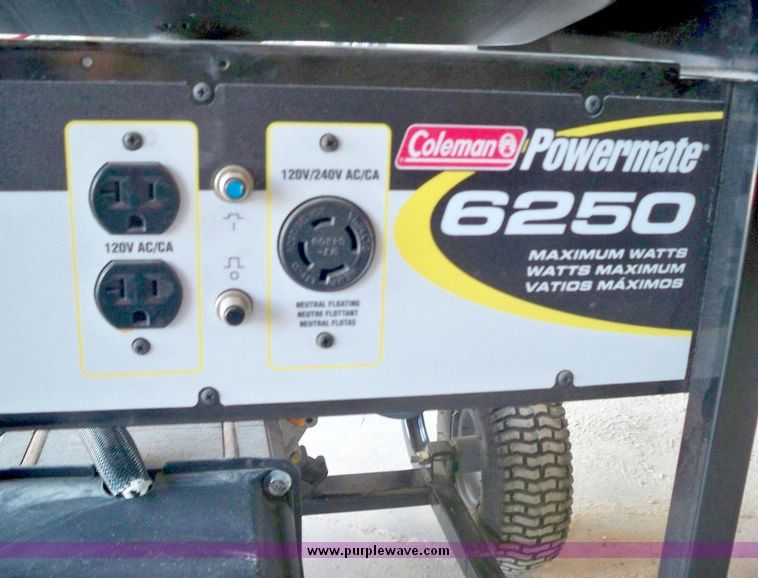 image for item 7593 Coleman Powermate Premium portable generator