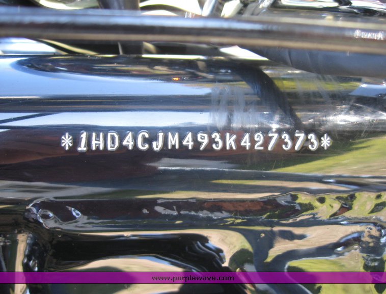 image for item 8022 2003 Harley Davidson XL 883 custom 100th anniversary edition motorcycle