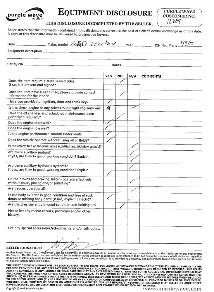 image for item 4310 Ford 140 lawn tractor