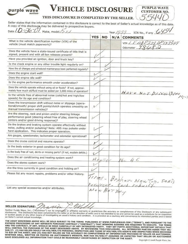 image for item 6454 1983 Ford Mustang convertible