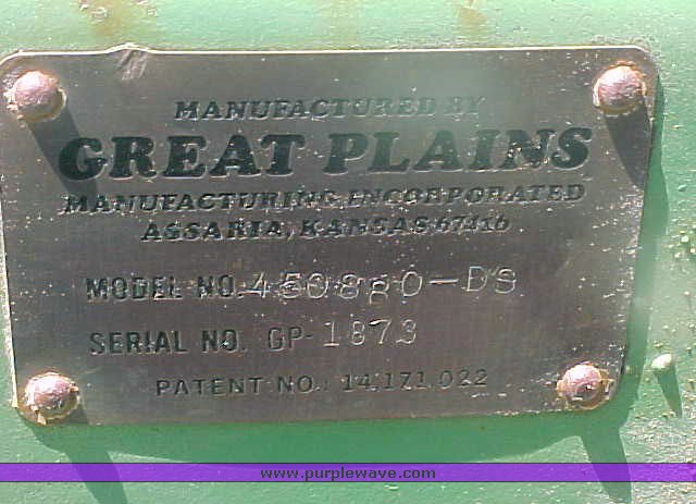 image for item 1504 Great Plains 30 grain drill