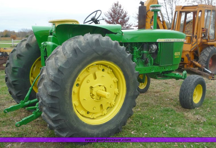 image for item 2104 1965 John Deere 4020 tractor