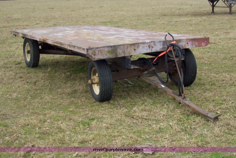 image for item 4071 14' dump bed hay wagon