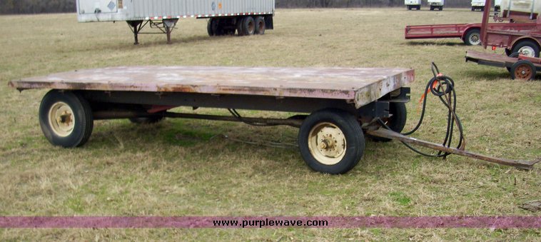 image for item 4071 14' dump bed hay wagon