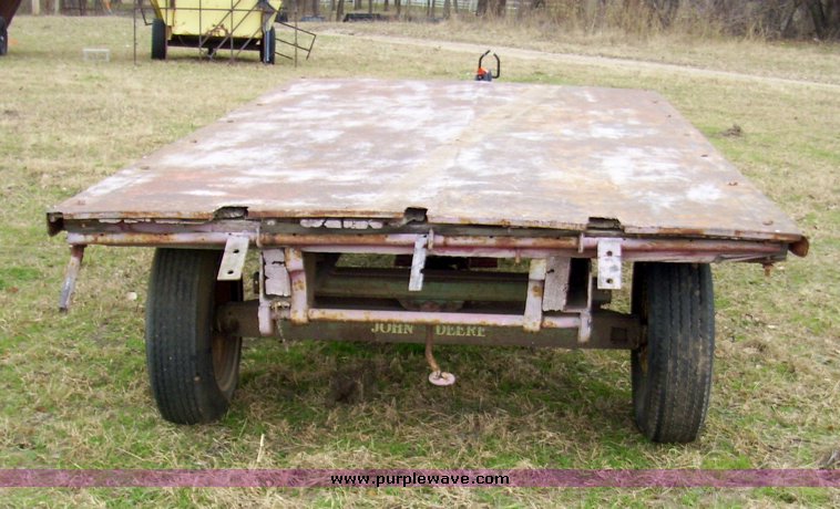 image for item 4071 14' dump bed hay wagon