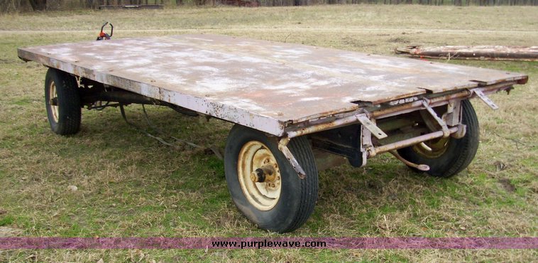 image for item 4071 14' dump bed hay wagon