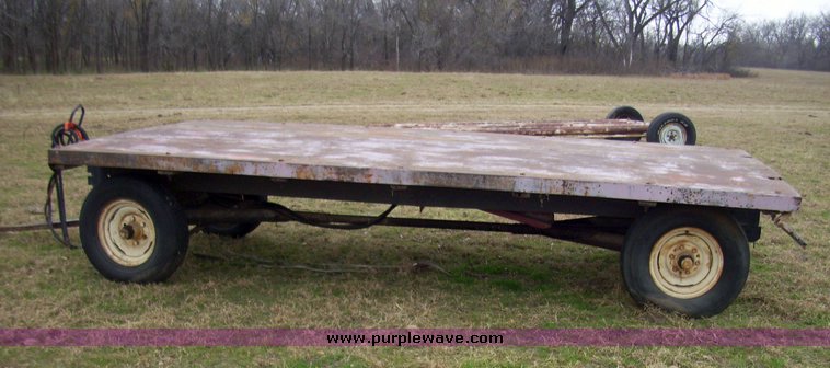 image for item 4071 14' dump bed hay wagon