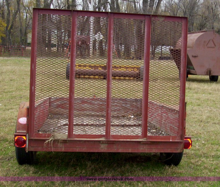 image for item 4074 Ark City trailers 12' utility trailer