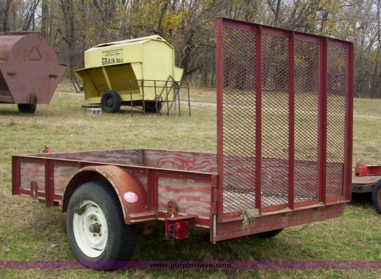 image for item 4074 Ark City trailers 12' utility trailer