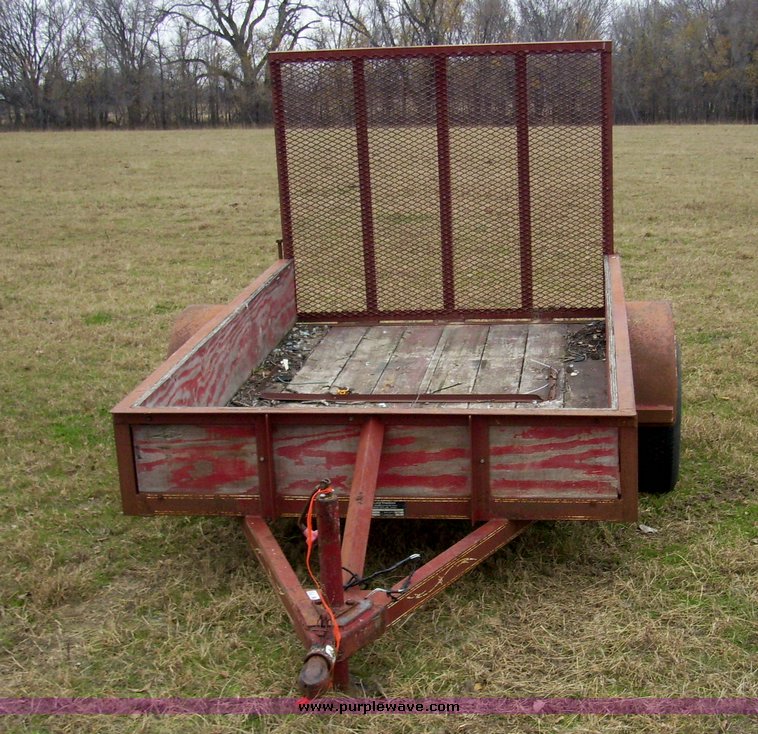 image for item 4074 Ark City trailers 12' utility trailer