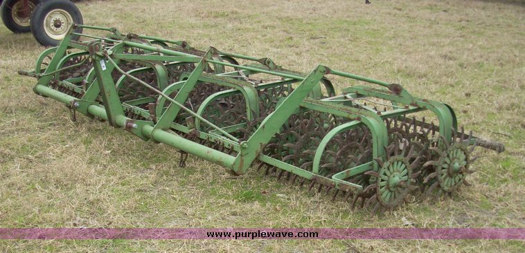 image for item 4077 John Deere 14' rotary hoe