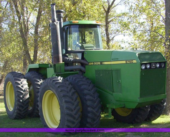 image for item 4162 John Deere 8760 four wheel drive tractor