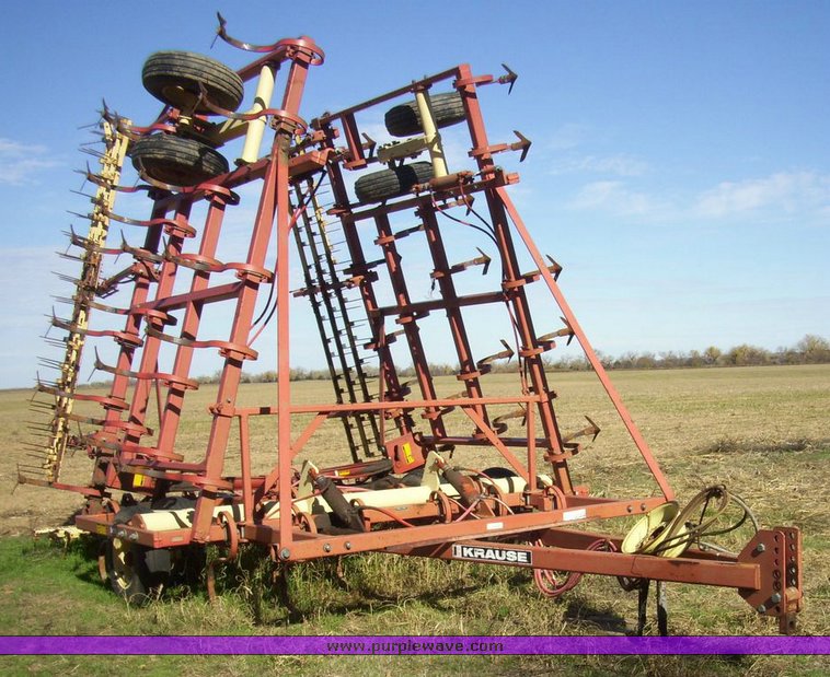 image for item 4166 Krause 4133 33' field cultivator
