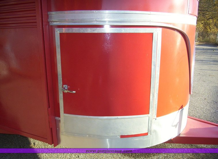 image for item 4167 1992 Bonanza 20' tandem axle stock trailer