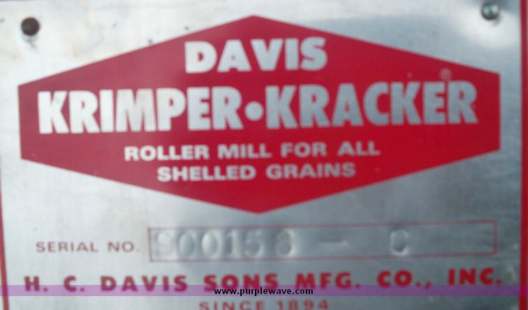 image for item 4276 1990 Davis 200A 10' x 20' roller mill