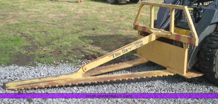 image for item 4322 "The Saw" skid steer brush saw implement