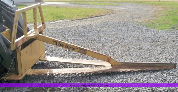 image for item 4322 "The Saw" skid steer brush saw implement