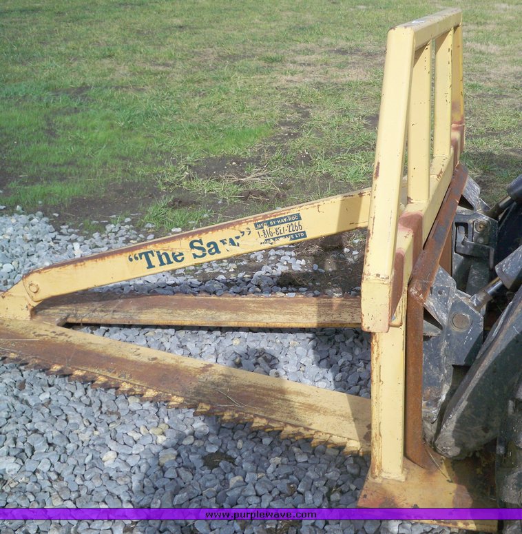 image for item 4322 "The Saw" skid steer brush saw implement