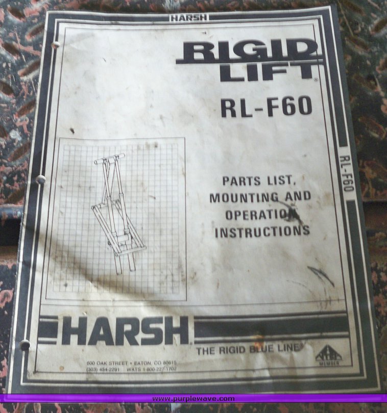 image for item 4323 Harsh twin cylinder bed and Rigid Lift hoist