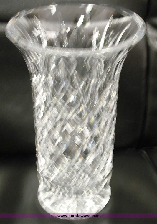 image for item 3030 Waterford 8.5" crystal vase