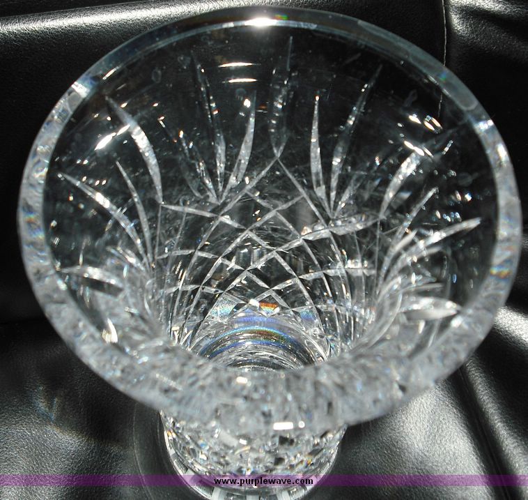 image for item 3030 Waterford 8.5" crystal vase