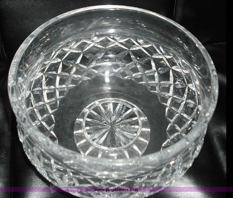 image for item 3031 8" Waterford crystal footed bowl