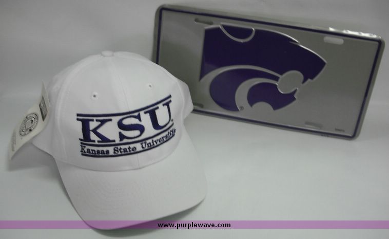 image for item 3036 KSU liscense tag metal