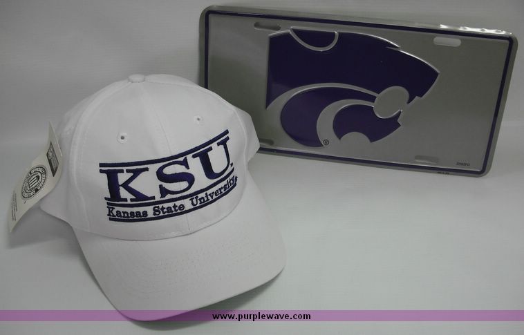 image for item 3036 KSU liscense tag metal