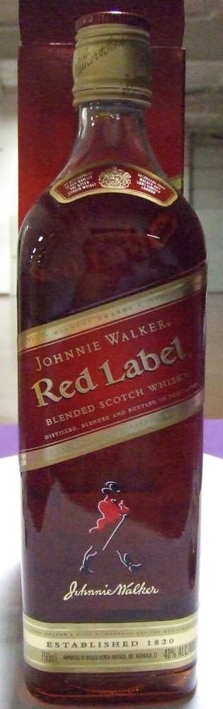 image for item 6530 Bottle of Johnnie Walker Red Label blended scotch whiskey