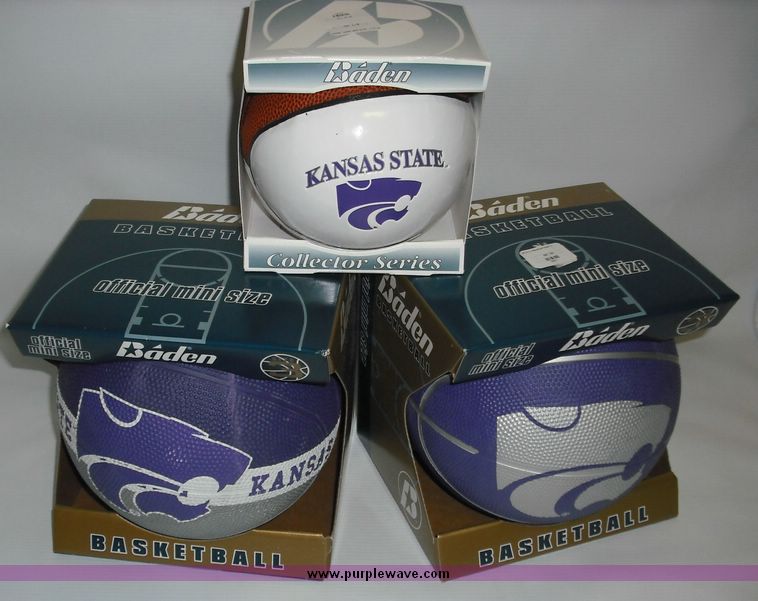 image for item 8853 KSU miniature basketball collection