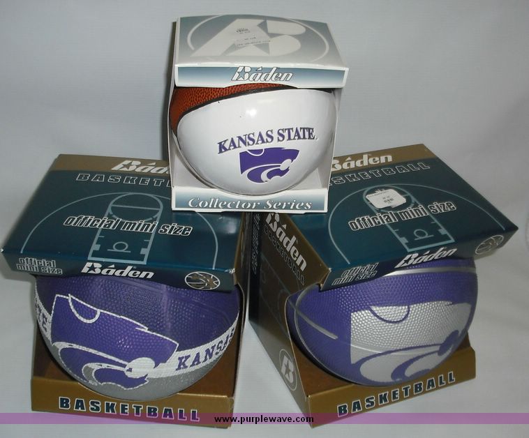 image for item 8853 KSU miniature basketball collection