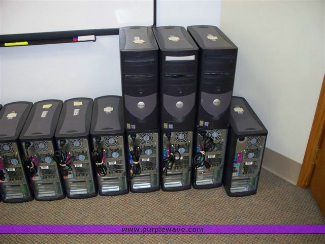 image for item 1050 (63) Dell Optiplex GX260 desktop computers