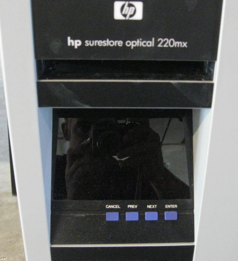 image for item 6501 (2) HP StorageWorks 220mx Opitical 2 drive Jukebox