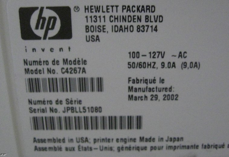 image for item 6502 HP Lazerjet 8150DN printer