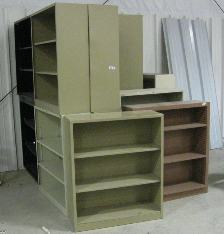 image for item 6510 (18) metal shelving units