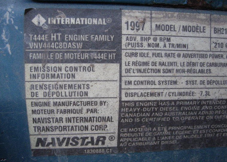 image for item 6522 1998 International 3800 66 passenger school bus