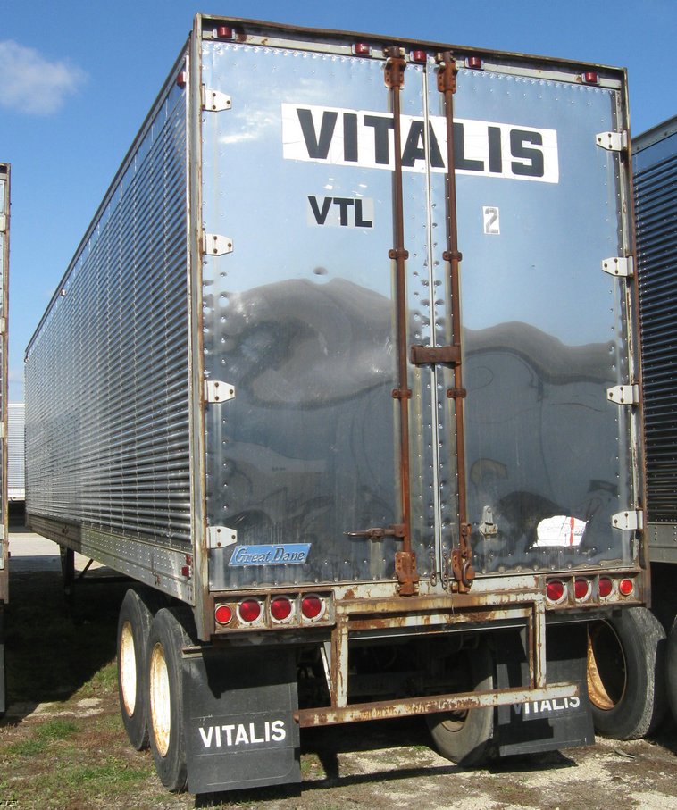 image for item 6528 1976 Great Dane 43.5' dry van trailer