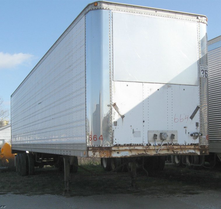 image for item 6537 1989 Trailmobile 45' refrigeration trailer