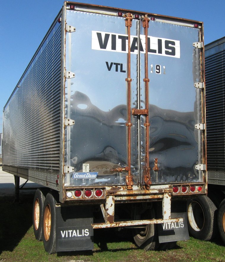 image for item 6540 1972 Great Dane 42' dry van trailer