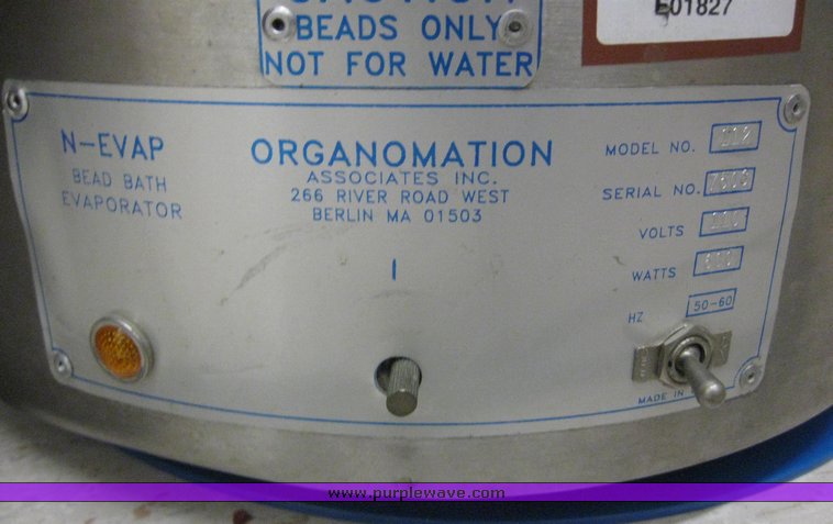 image for item 6583 Organomation N-EVAP bead bath evaporator