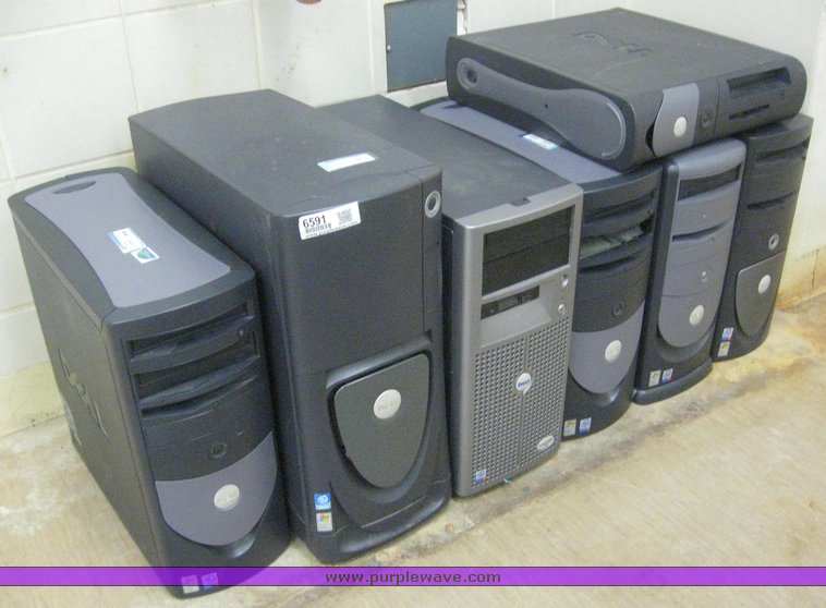 image for item 6591 (7) Dell desktop computers