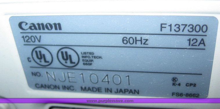 image for item 6593 Cannon NP6551 copier