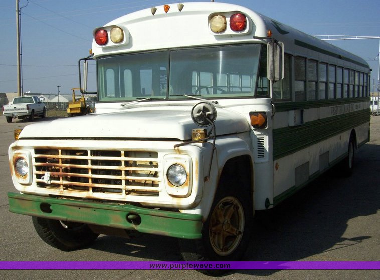 image for item 1000 1973 Ford Blue Bird bus