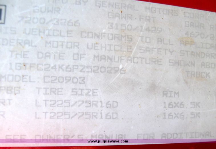 image for item 3967 1988 Chevrolet Silverado K2500 single cab pickup