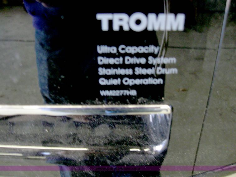 image for item 3971 LG 27" XL front load stackable washing machine