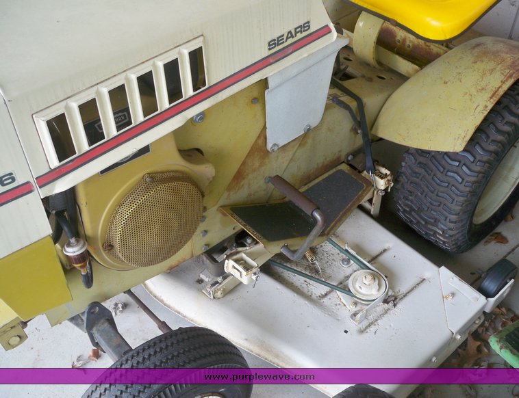 image for item 5173 Sears ST116 lawn mower