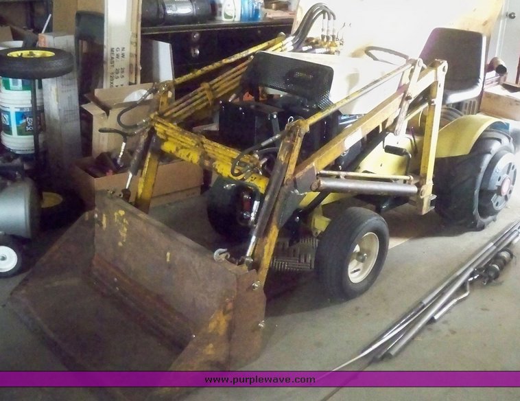 image for item 5179 Sears lawn mower with loader