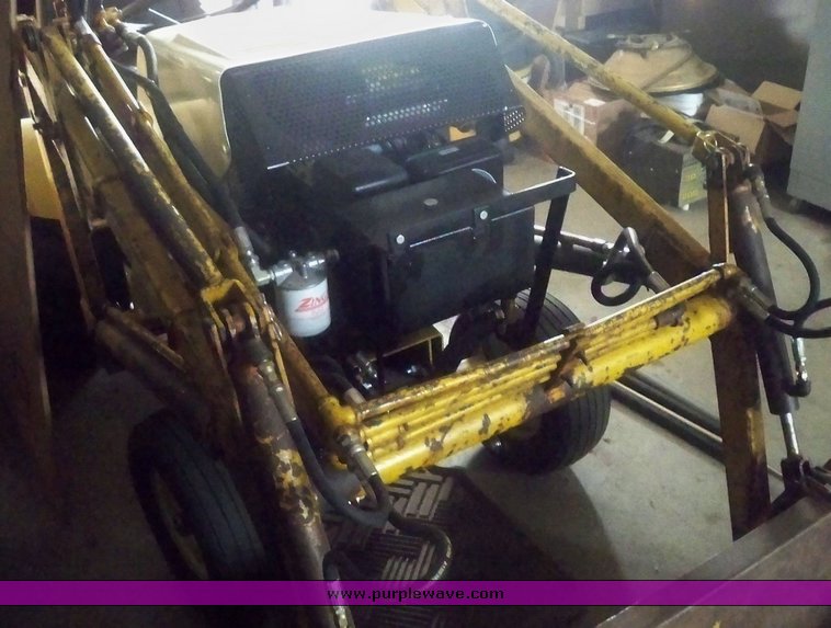 image for item 5179 Sears lawn mower with loader