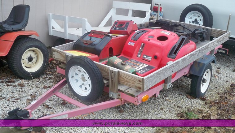 image for item 5192 Two wheel utility trailer